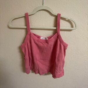 Basic Pink Cropped Tee